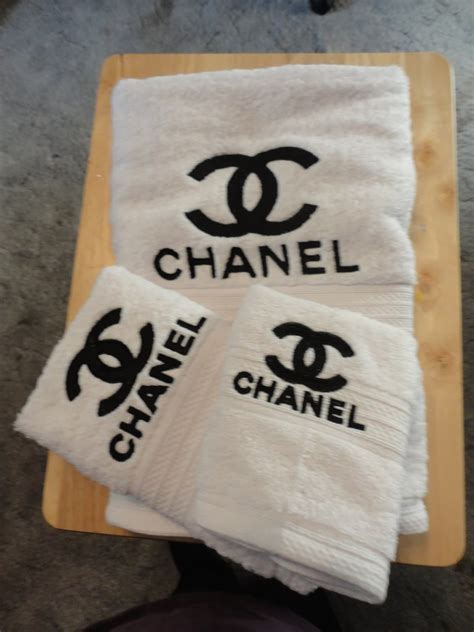 fake chanel bath towels|chanel towels bath.